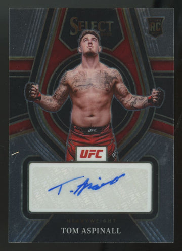 2022 Panini Select UFC Tom Aspinall RC Auto #RS-TAS