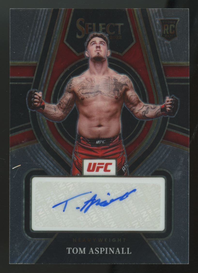 2022 Panini Select UFC Tom Aspinall RC Auto #RS-TAS