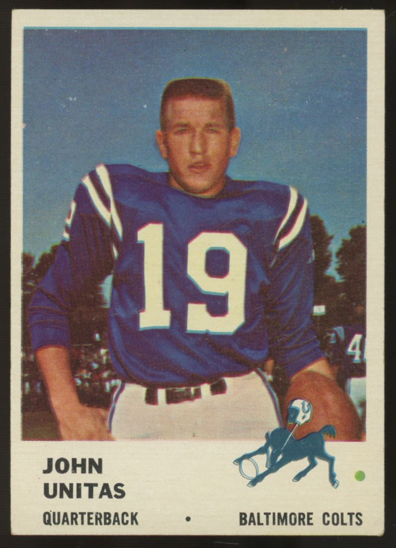 1961 Fleer Johnny Unitas #30 VG-EX