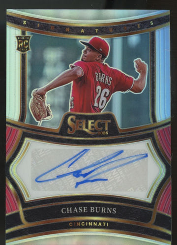 2025 Panini Select Chase Burns RC Auto #SIG-CB