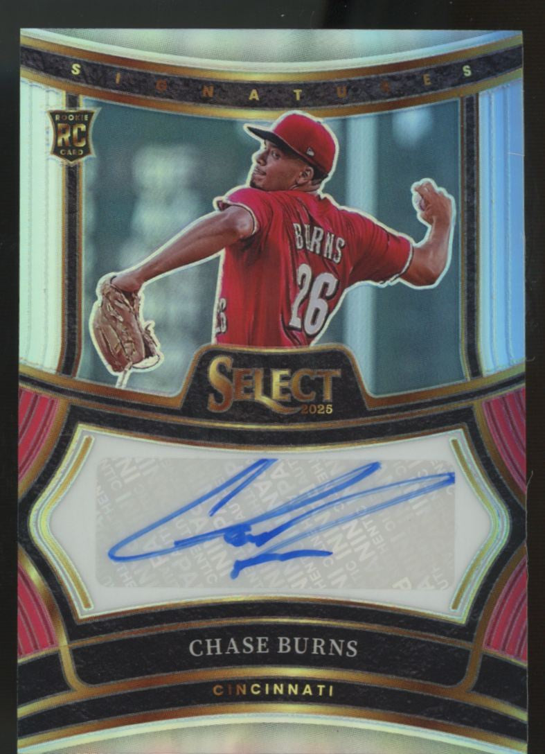 2025 Panini Select Chase Burns RC Auto #SIG-CB