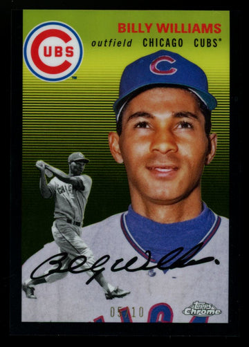 2023 Topps Chrome Platinum Anniversary Billy Williams Black Refractor /10 #406