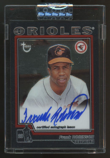 2004 Topps Chrome Retired Signature Edition Frank Robinson Auto #TA-FR