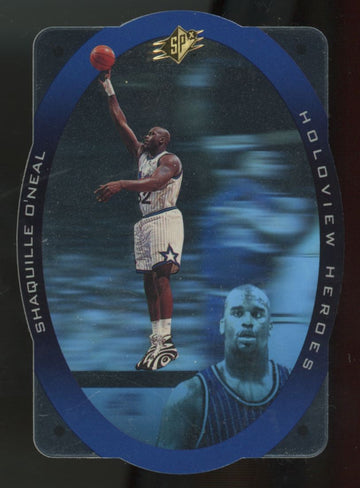 1996-97 Upper Deck SPx Shaquille O'Neal Holoview Heroes #H10