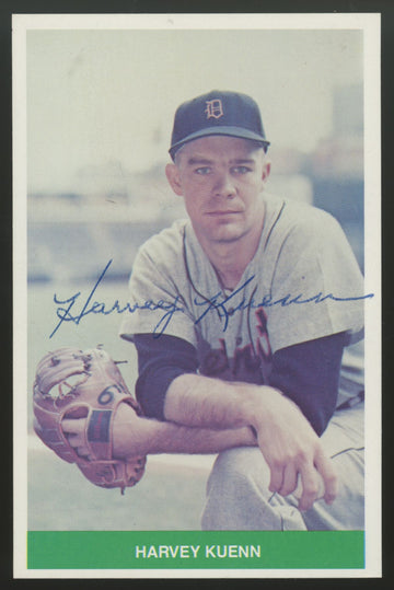1984 TCMA Harvey Kuenn Signed IP Auto JSA Authentic