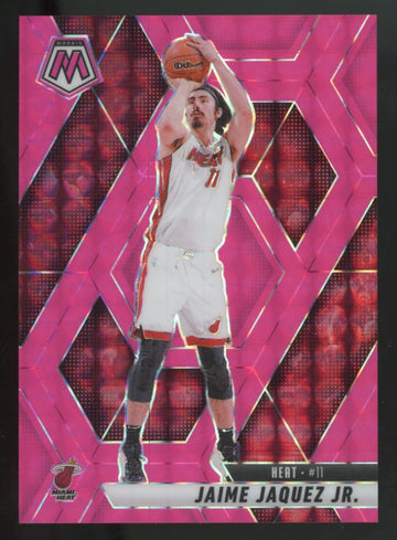 2024-25 Panini Mosaic Jaime Jaquez Jr. Pink Fluorescent /10 #21