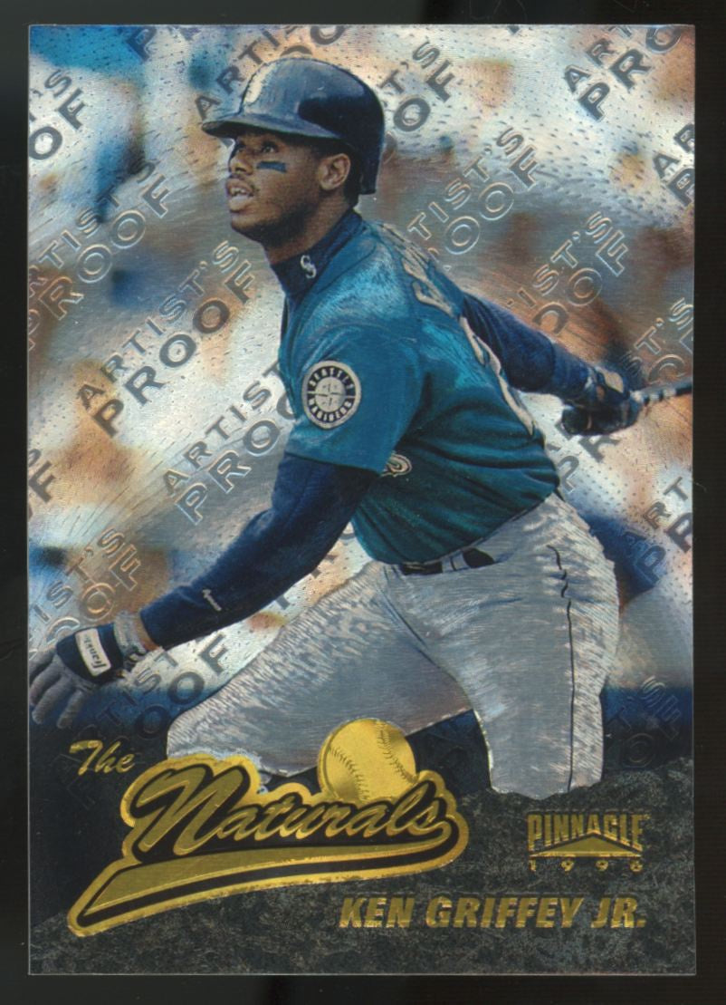1996 Pinnacle Ken Griffey Jr. The Naturals Starburst Artist's Proof #61