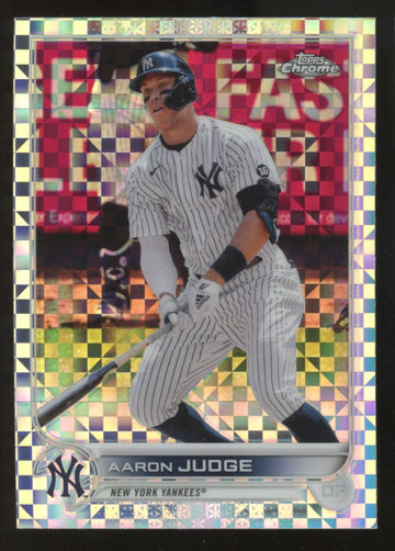 2022 Topps Chrome Aaron Judge X-Fractor #99
