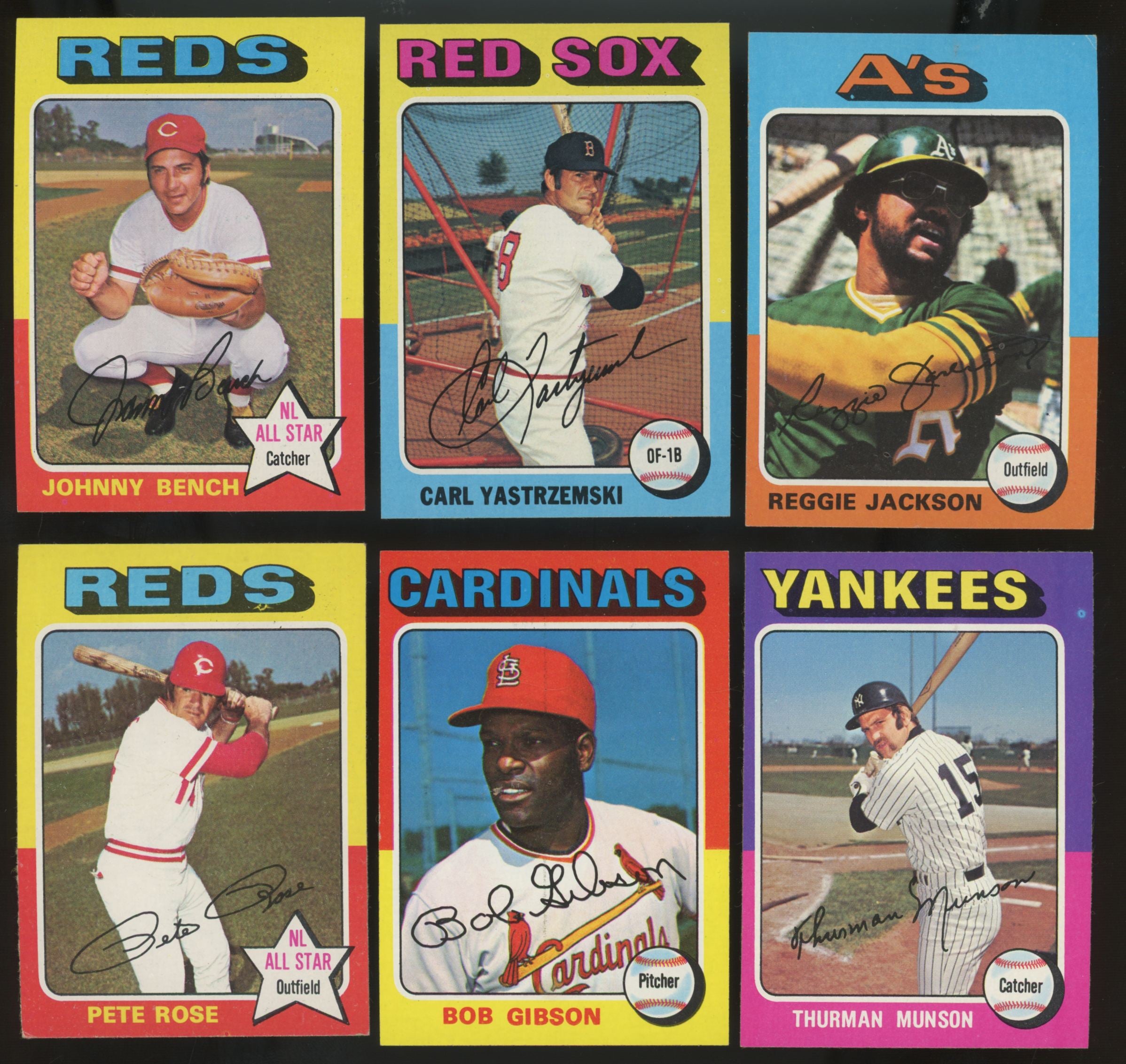 1975 Topps Baseball Complete Set (660/660) EX/MT-NM (Aaron Creased)