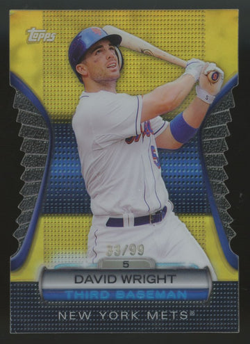 2012 Topps David Wright Golden Moments Gold Die-Cut /99 #GMDC-61