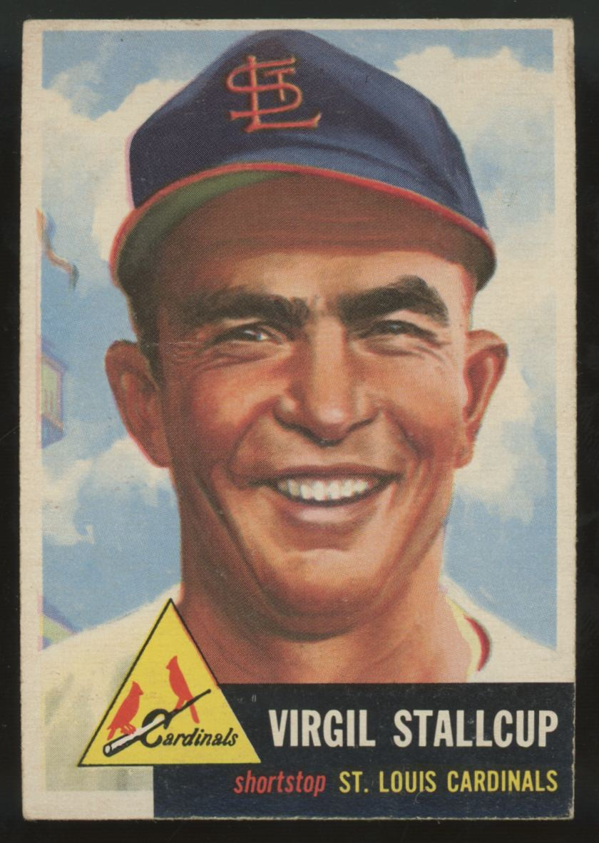 1953 Topps Virgil Stallcup #180 F/G