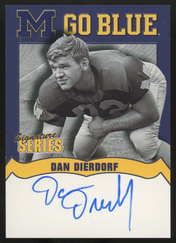 2002 TK Legacy Signature Series Dan Dierdorf Auto #MGB4
