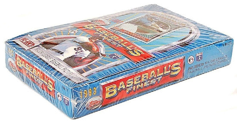 1993 Topps Finest Baseball Hobby Box Factory Sealed