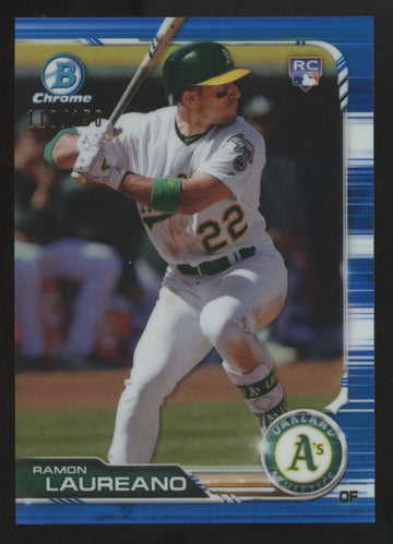 2019 Bowman Chrome Ramon Laureano RC Blue Refractor /150 #67