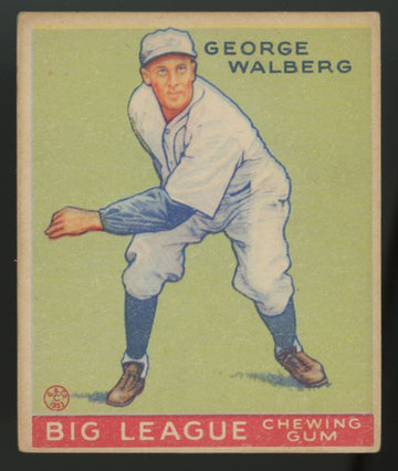 1933 Goudey George Walberg #145 VG-EX