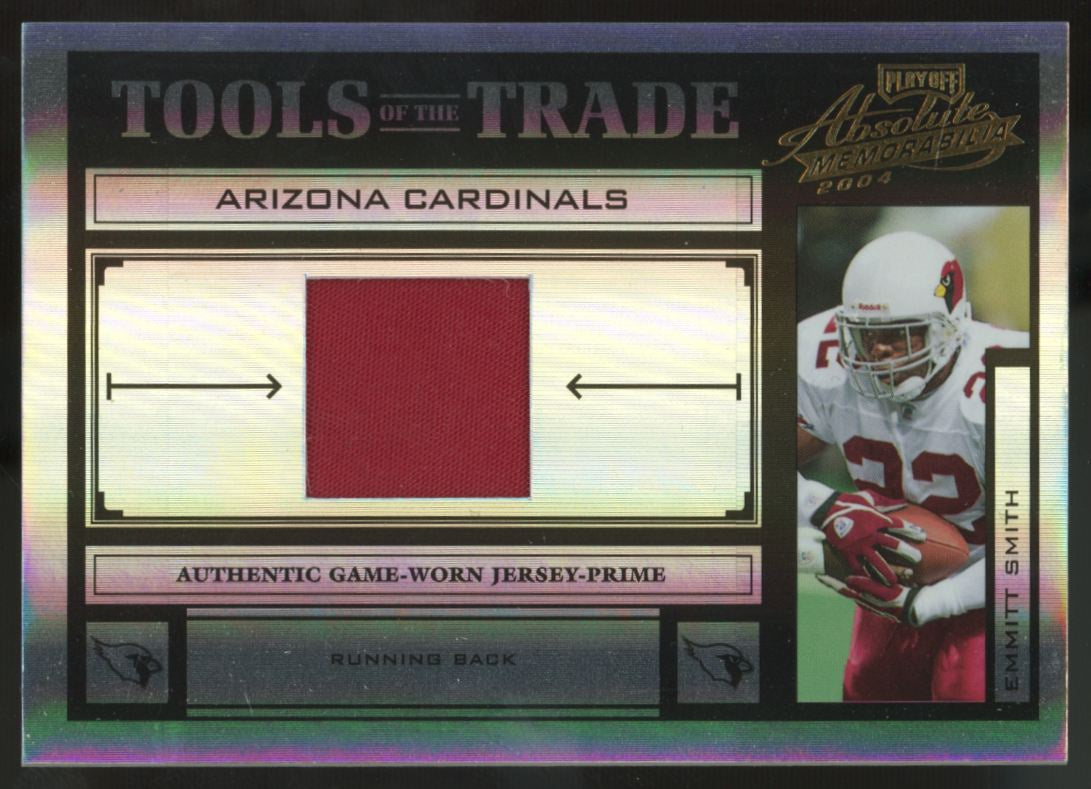 2004 Playoff Absolute Memorabilia Emmitt Smith Tools Of The Trade Patch Holo /25
