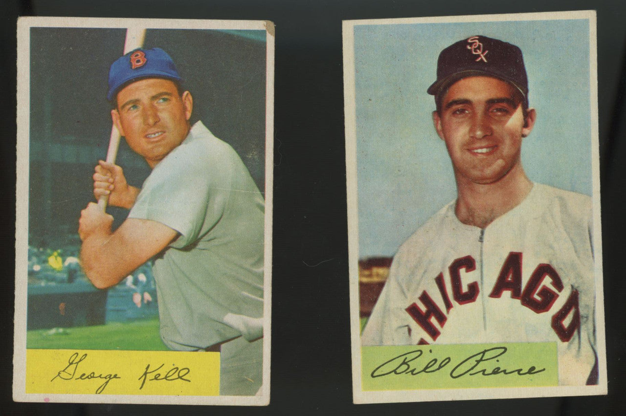 1954 Bowman Baseball Near Complete Set (188/224) EX-NM
