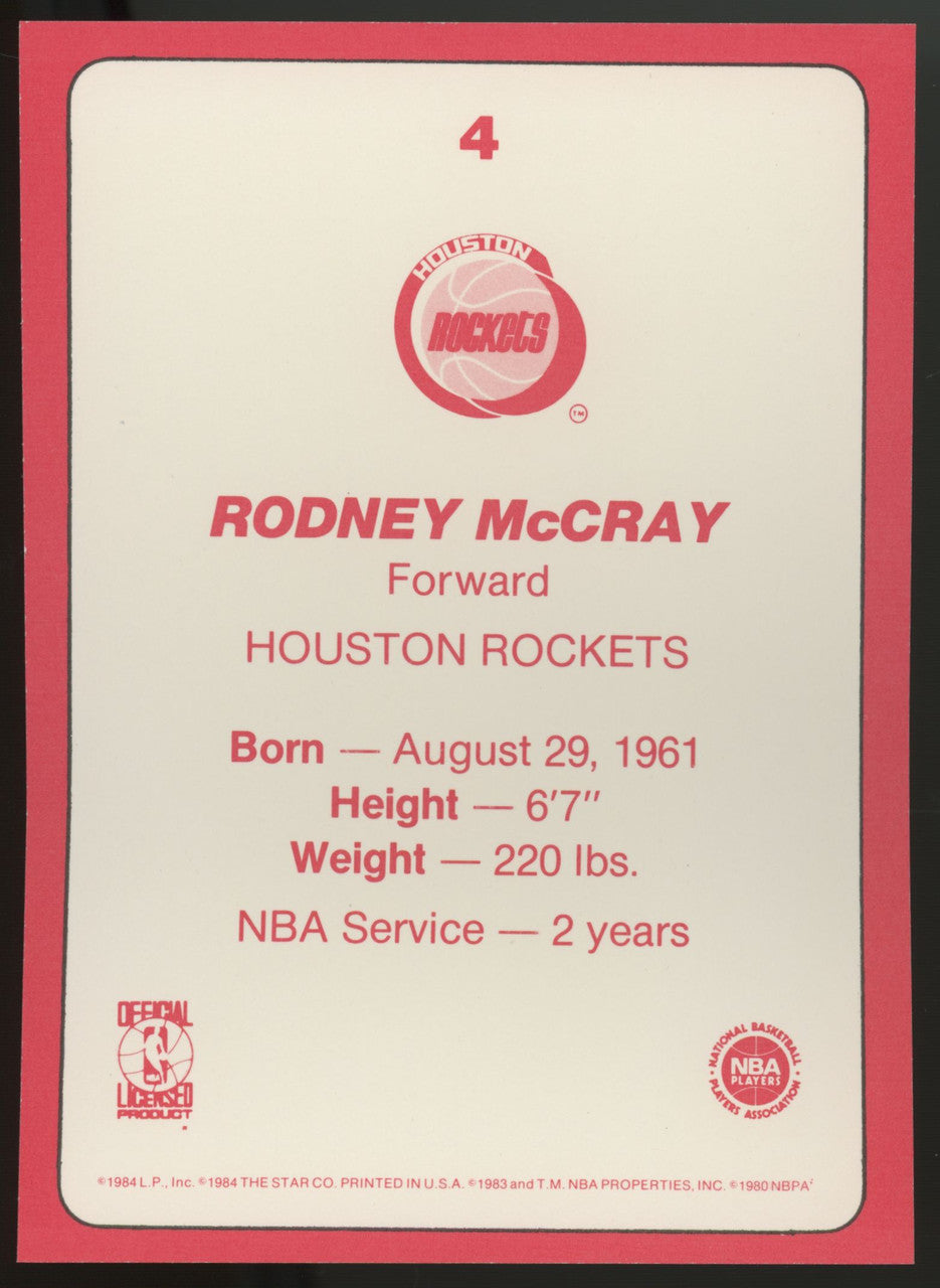 1985 Star Co. Basketball Houston Rockets Super Teams Set (5) Olajuwon RC *READ*