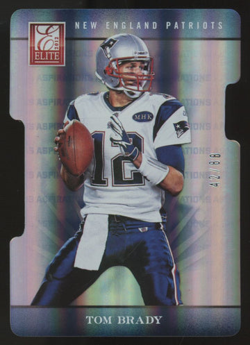 2012 Panini Elite Tom Brady Aspirations Die-Cut /88 #57