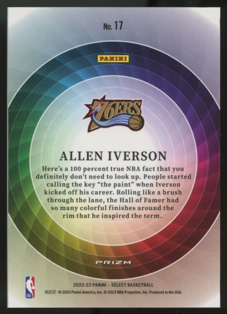 2022/23 Select Allen Iverson Color Wheel SSP #17