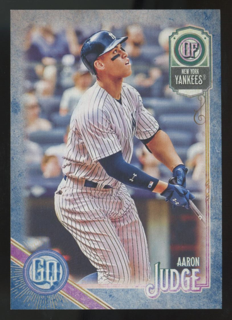 2018 Topps Gypsy Queen Aaron Judge Indigo /250 #300
