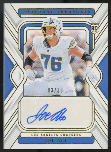 2024 National Treasures Joe Alt RC Gold Auto /35 #105