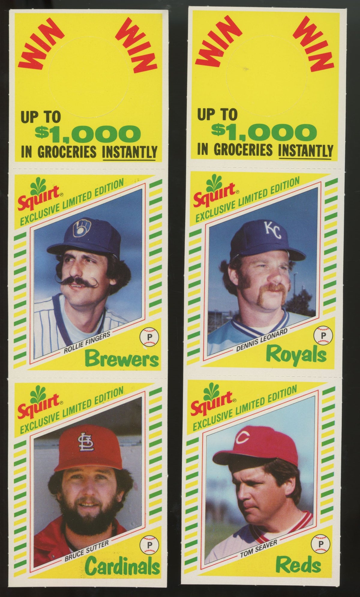 1982 Topps Squirt Baseball Complete Set (22/22)