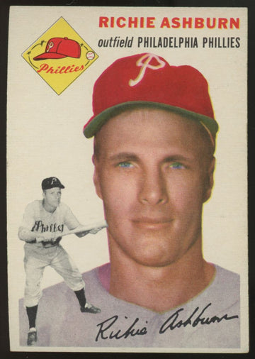 1954 Topps Richie Ashburn #45 EX+