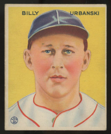 1933 Goudey Billy Urbanski #212 Good