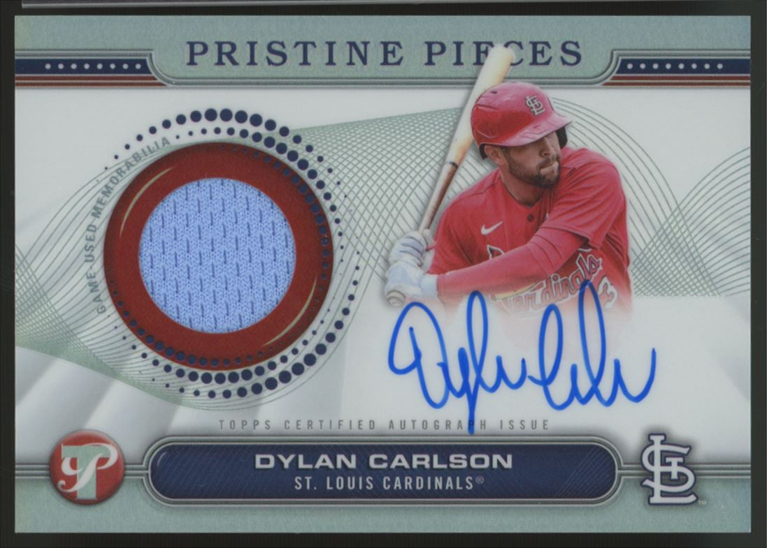 2024 Topps Pristine Dylan Carlson Pieces Patch Auto #PPAR-DC