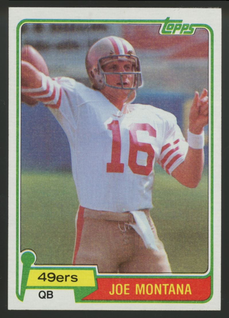 1981 Topps Joe Montana RC #216 NM-MT