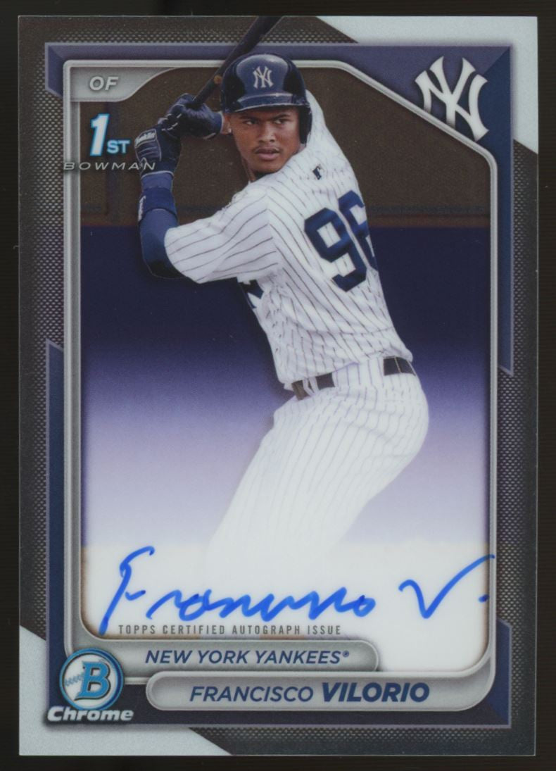 2024 Bowman Chrome Francisco Vilorio 1st Auto #CPA-FV