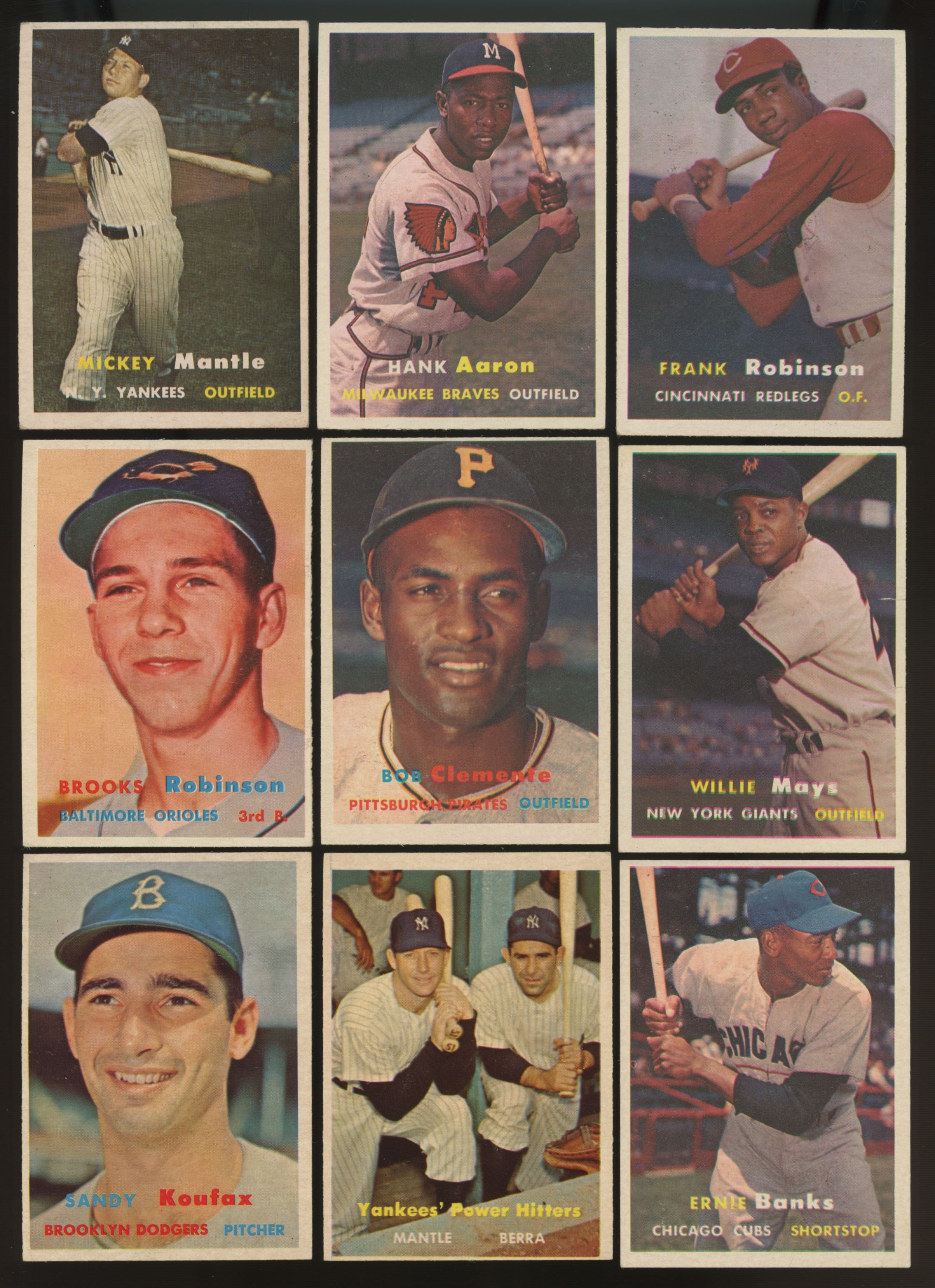 1957 Topps Baseball Complete Set (407) VG-EX/EX