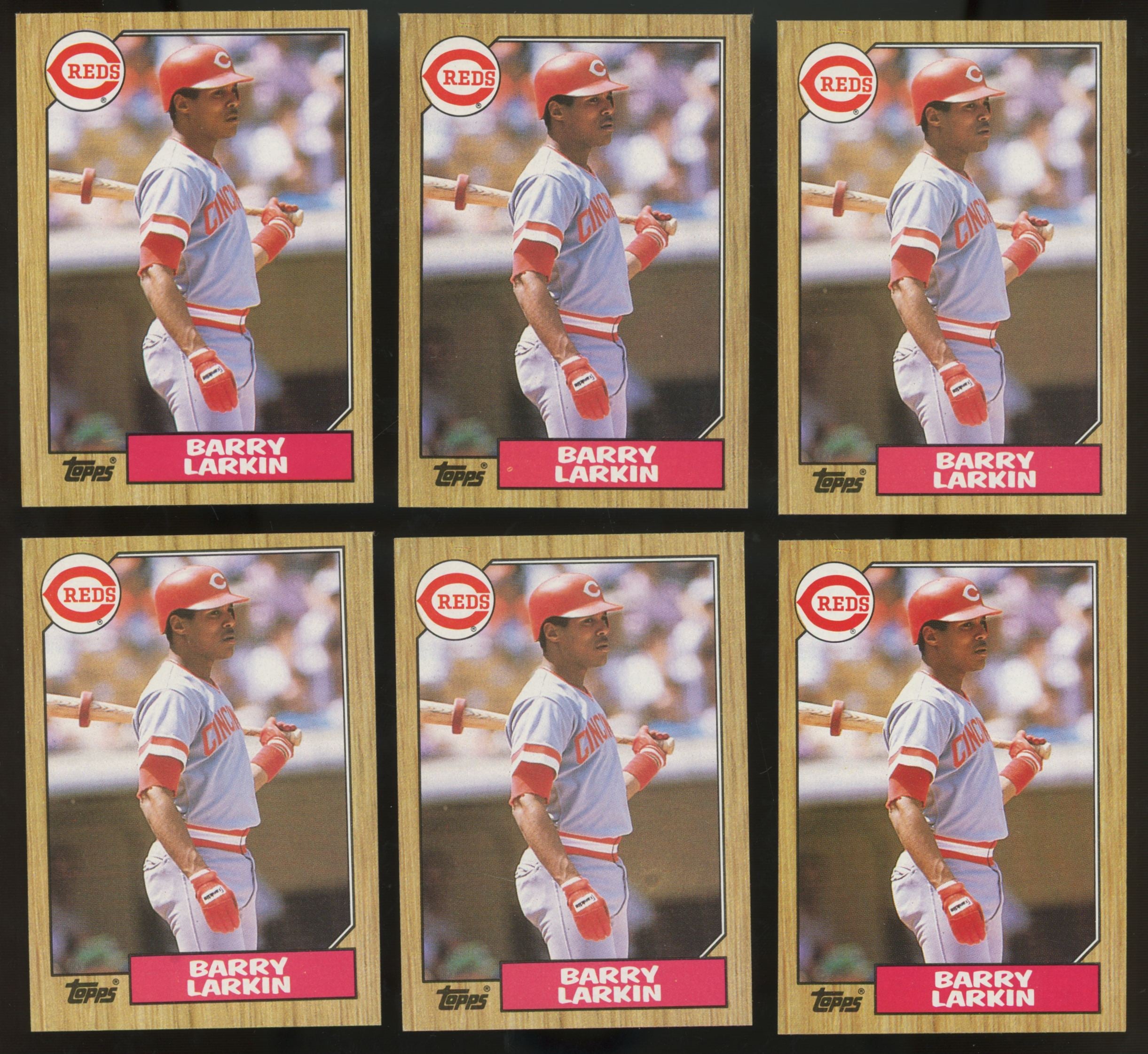 1987 Topps Barry Larkin RC #648 (Lot of 50)
