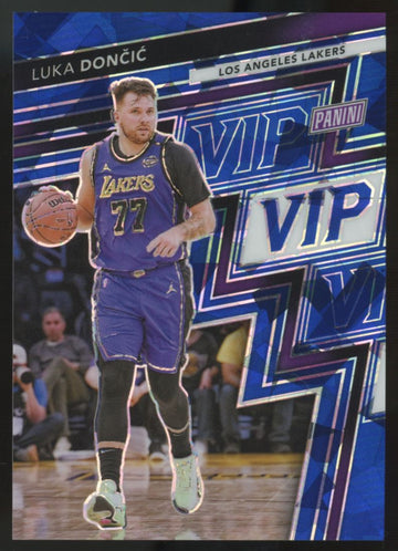 2025 Panini The National VIP Luka Doncic Blue Ice /75 #13