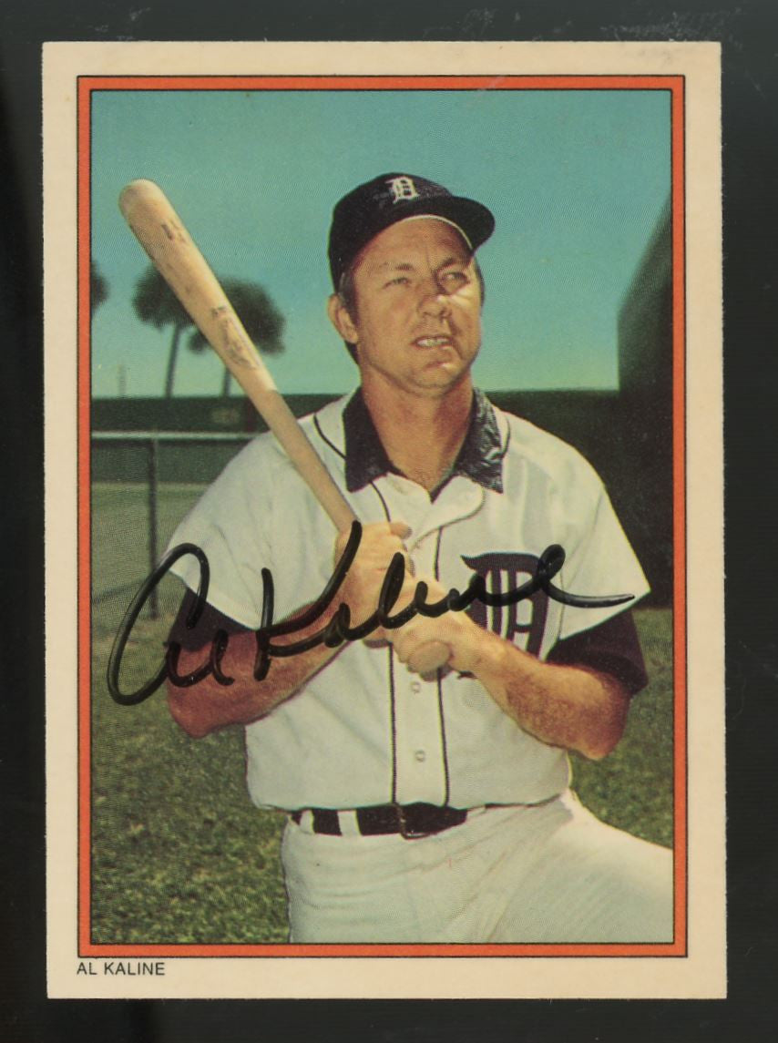 1985 Topps Circle K Al Kaline #21 Signed Auto JSA
