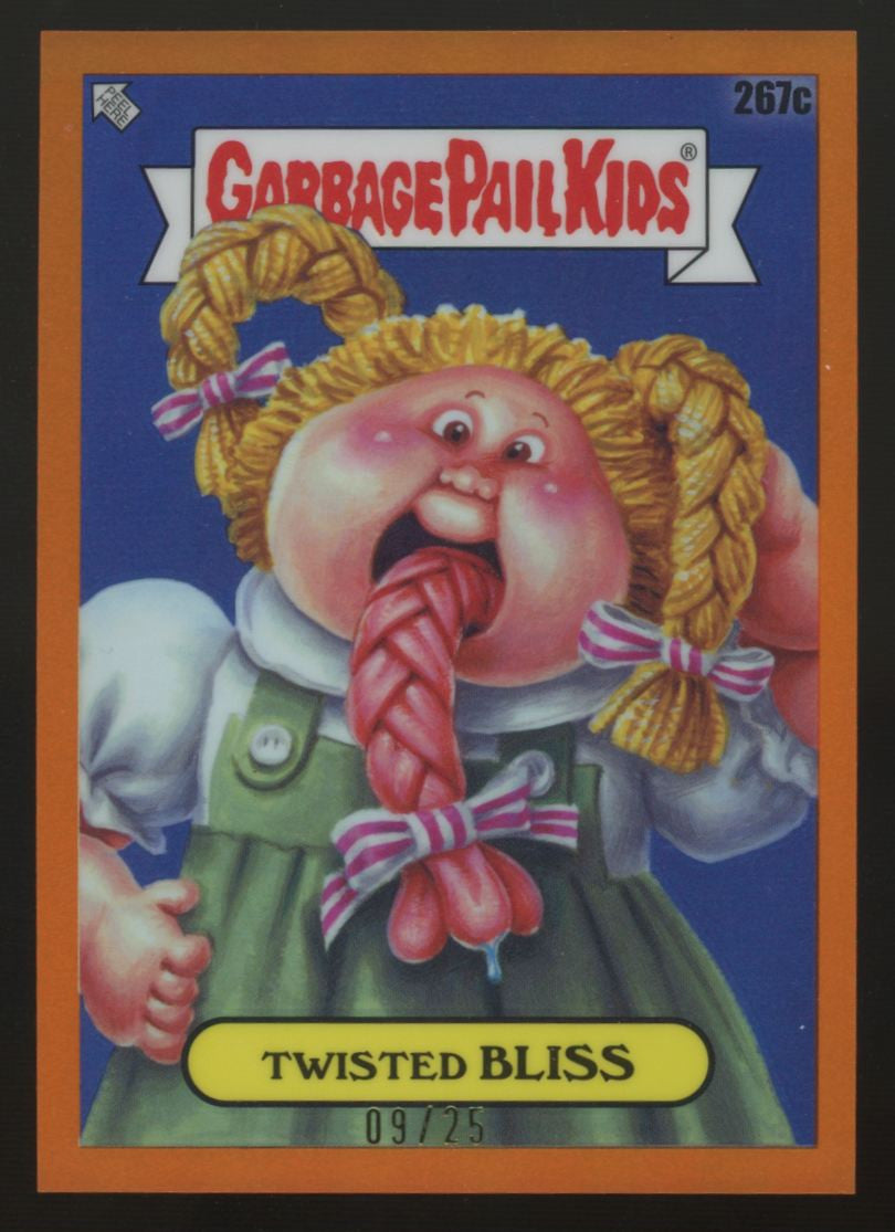 2024 Topps Chrome Garbage Pail Kids Twisted Bliss Orange /25 #267C