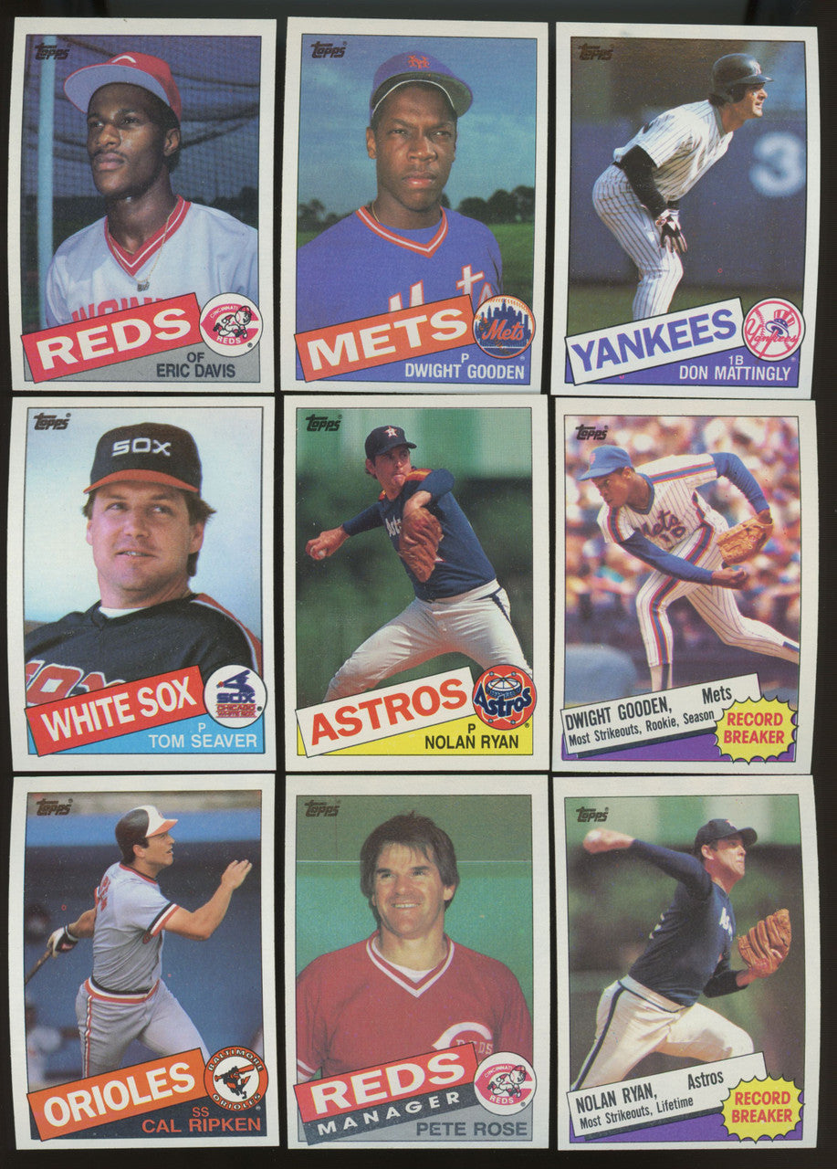 1985 Topps Baseball Complete Set (792) NM-MT Clemens Puckett McGwire RC
