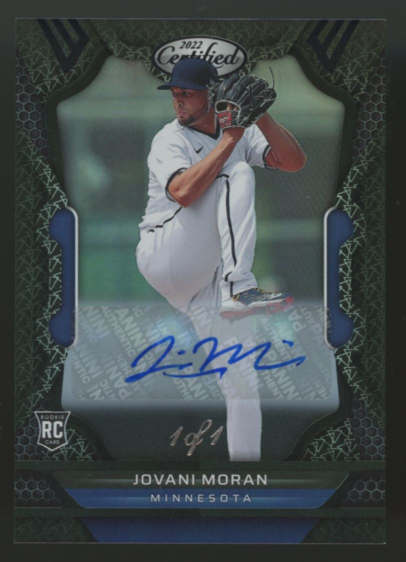 2022 Chronicles Certified Jovani Moran RC Auto Black Mirror 1/1 #26