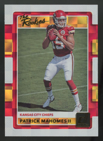 2017 Panini Donruss Patrick Mahomes II RC The Rookies #7