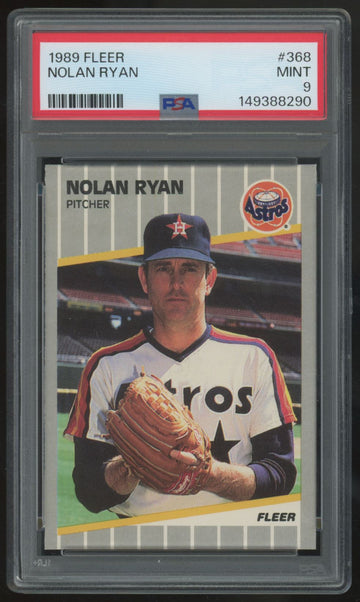 1989 Fleer Nolan Ryan #368 PSA 9
