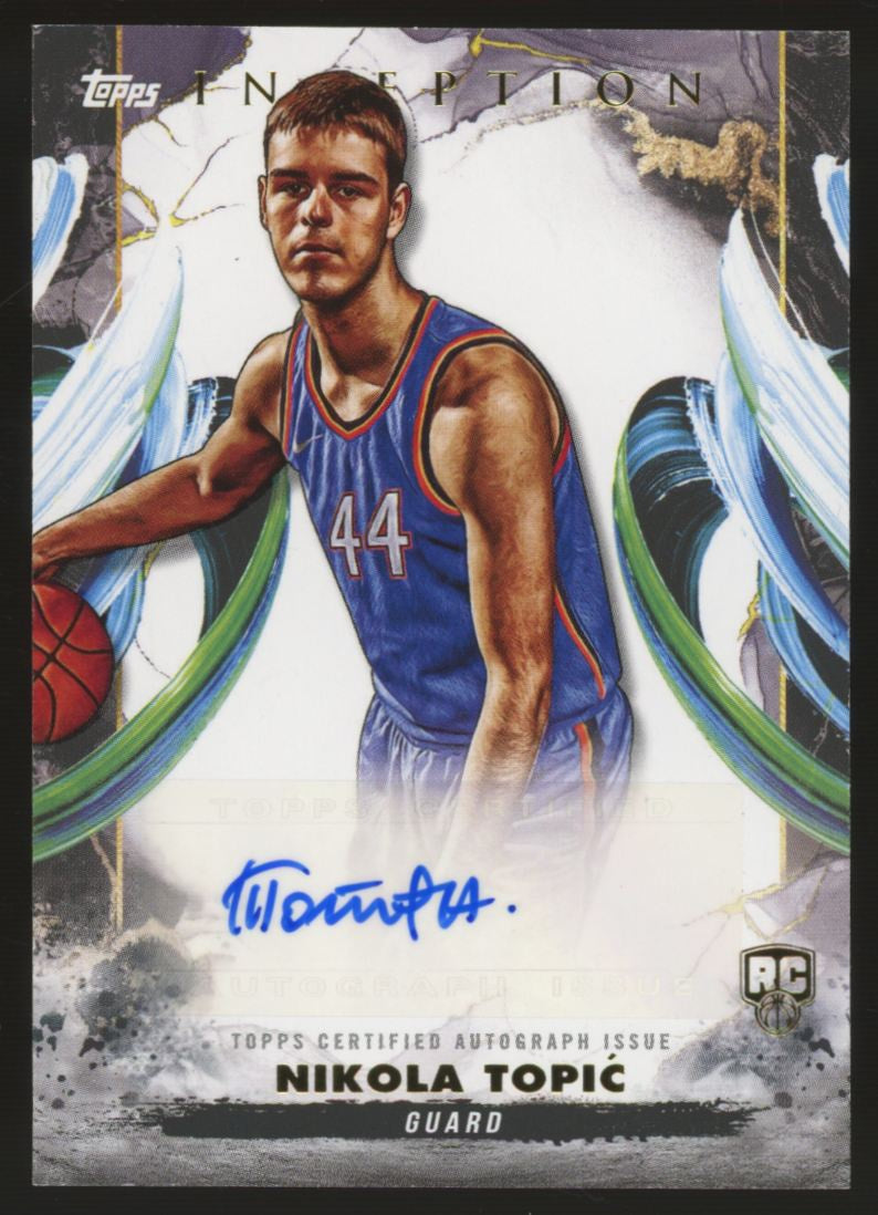 2024/25 Topps Inception Nikola Topic RC Rookie Auto #RA-NT