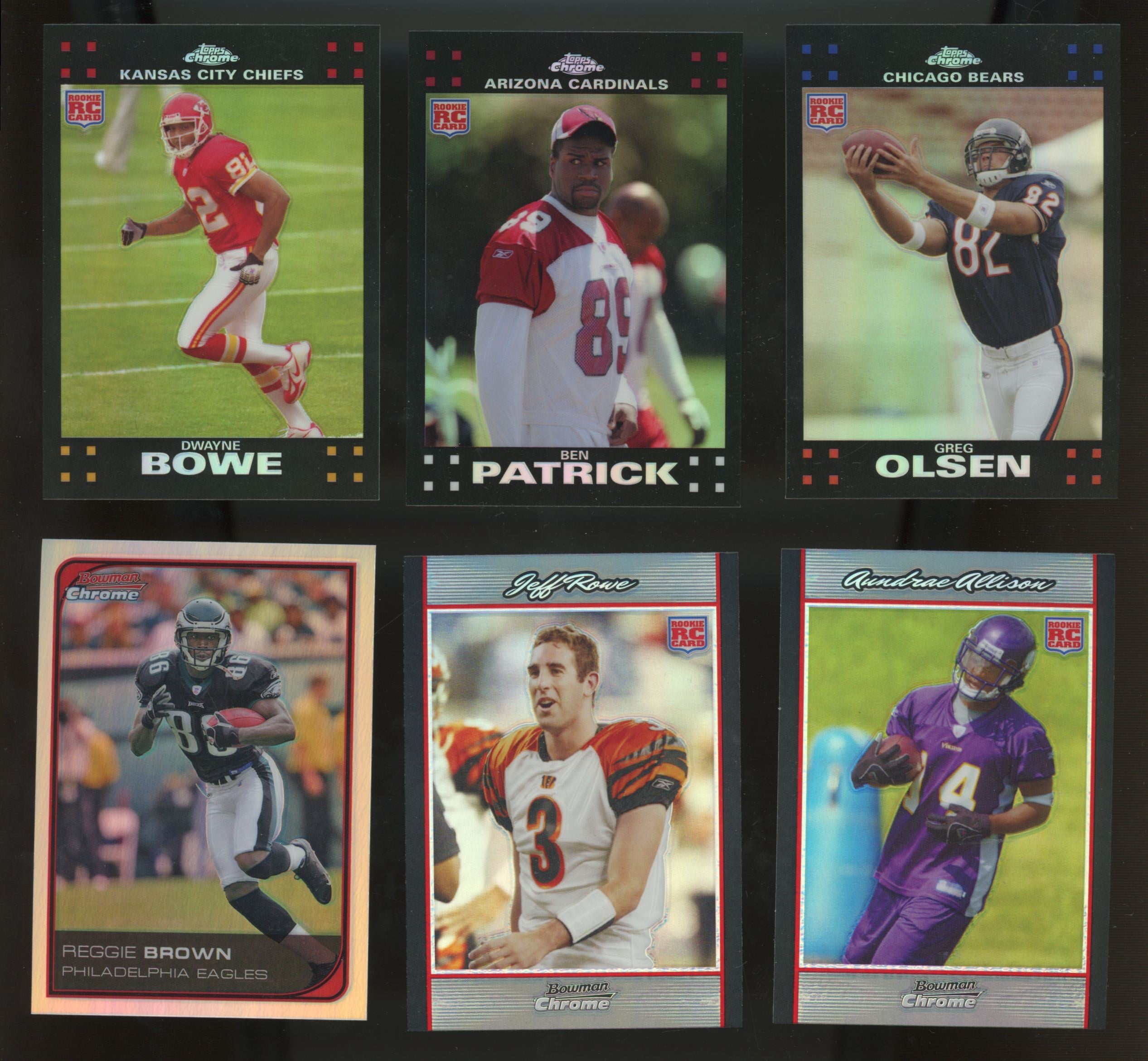 1990s-2010s Topps/Bowman Football Refractors (Lot of 66)
