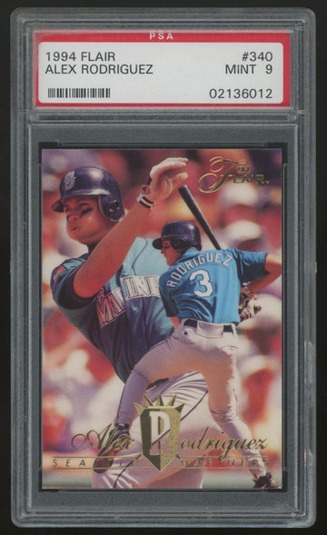 1994 Flair Alex Rodriguez RC #340 PSA 9