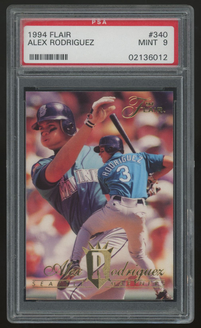 1994 Flair Alex Rodriguez RC #340 PSA 9