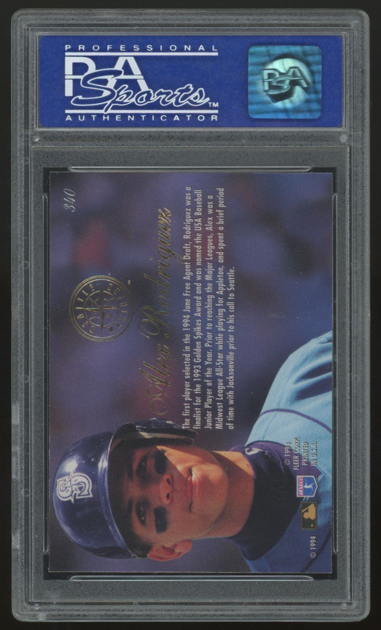 1994 Flair Alex Rodriguez RC #340 PSA 9