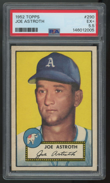 1952 Topps Joe Astroth #290 PSA 5.5