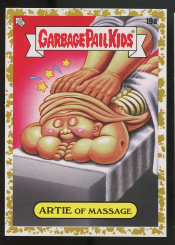 2021 Topps Garbage Pail Kids Go On Vacation Artie Of Massage Fools Gold /50 #19a