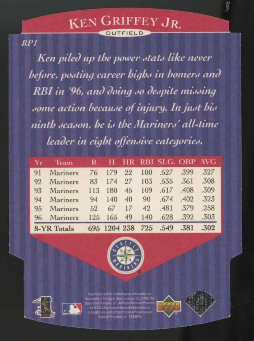 1997 Upper Deck Ken Griffey Jr. Producers Run #RP1