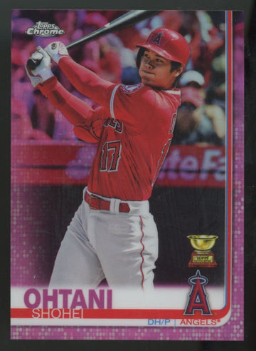 2019 Topps Chrome Shohei Ohtani Pink Refractor #1